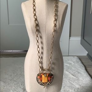 Baublebar gold link pendent necklace